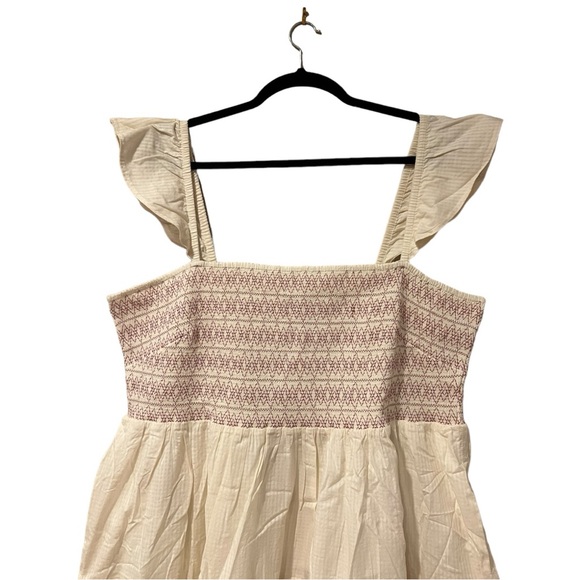 Madewll Lucie Smocked Tiered Ruffle Maxi Dress (4X) - Picture 7 of 12